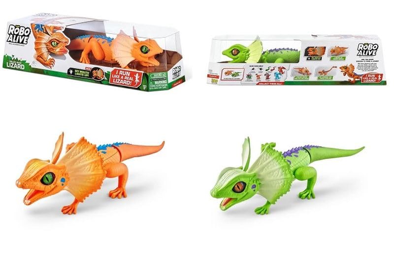 Robo Alive Lurking Lizard Series 3 Green by ZURU Battery-Powered